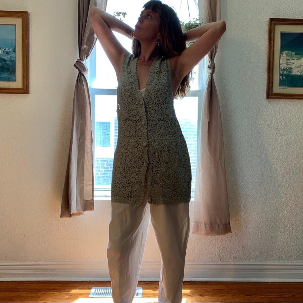 Vintage Crochet Dress - Picture 5 of 7